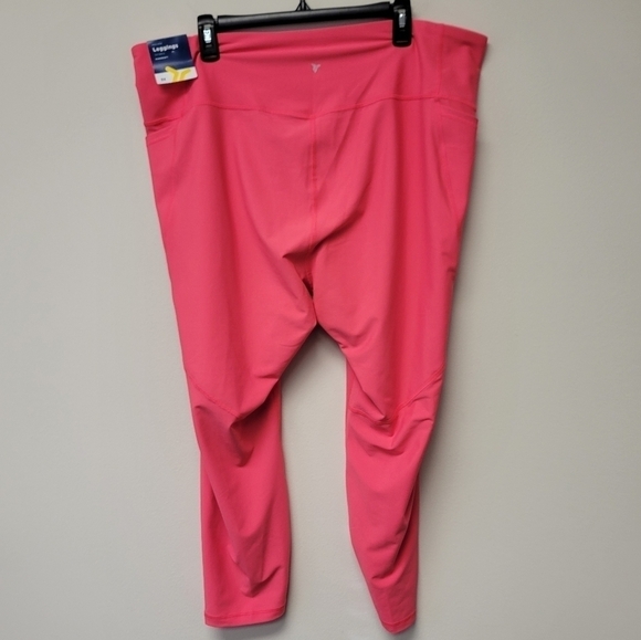 Old Navy High Rise PowerSoft 7/8 Leggings Coralux 3X - Picture 4 of 11